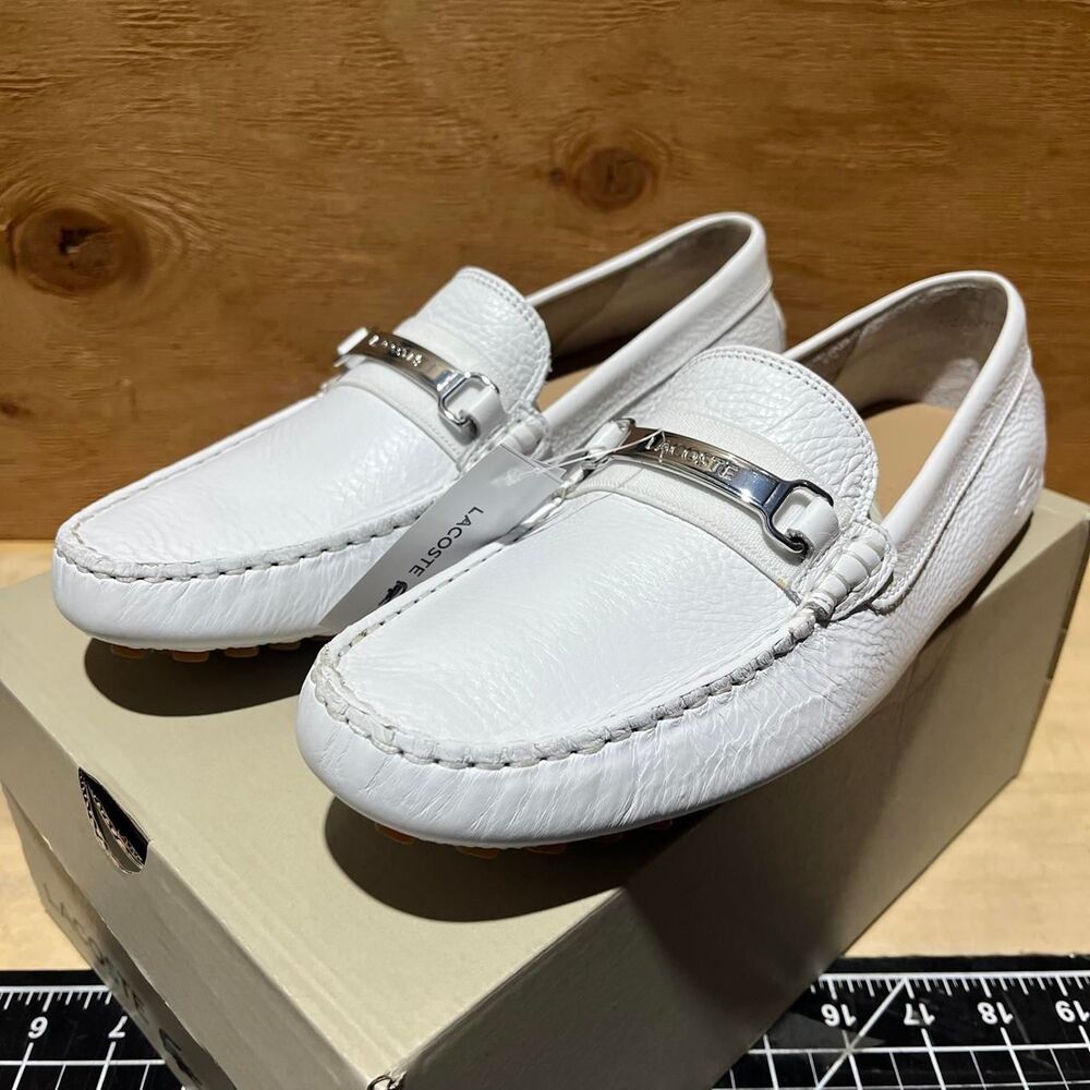 Lacoste Men's White Loafers